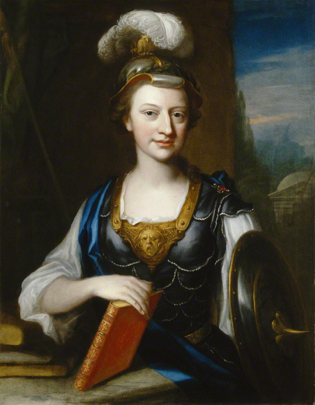 Elizabeth Carter as Minerva ca. 1735-1741 By John Fayram (fl. 1727-1743) National Portrait Gallery London NPG L242